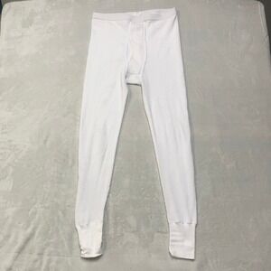 Vintage 90s Sears Thermal Pants Long Johns Mens 44 White Waffle Knit Canada